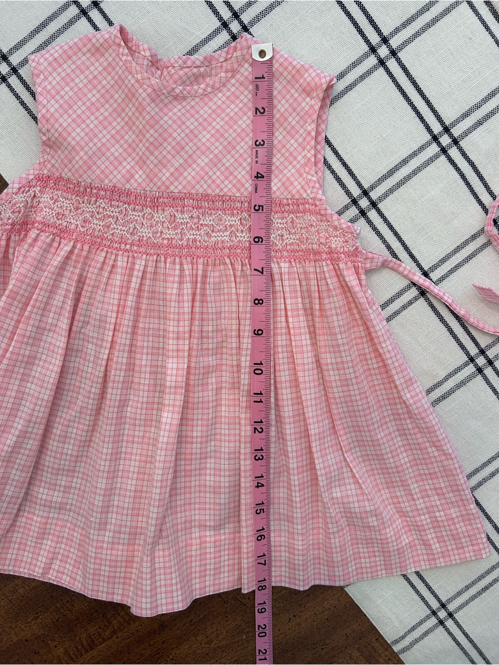 Vintage Smocked Bundle Toddler Girls Dresses 2T - Picture 12 of 16